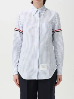 Camicia Thom Browne in cotone a righe