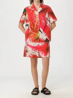 Camicia Tory Burch in cotone stretch stampato