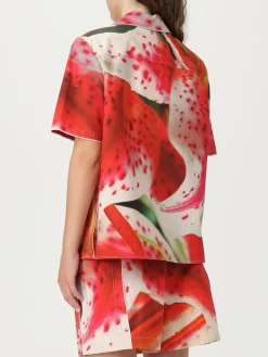 Camicia Tory Burch in cotone stretch stampato