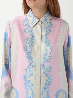 Camicia Versace in seta stampata