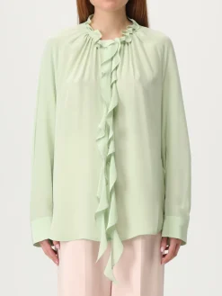 Camicia Victoria Victoria Beckham in seta con rouches