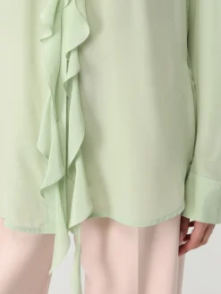 Camicia Victoria Victoria Beckham in seta con rouches