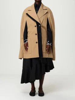 Cappa in misto cotone a doppiopetto Karl Lagerfeld