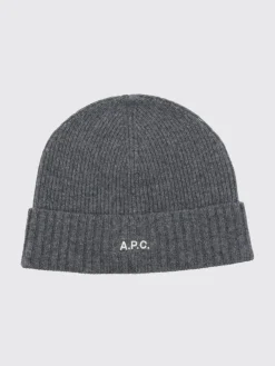 Cappello A.P.C. in lana a costine