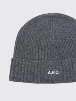 Cappello A.P.C. in lana a costine