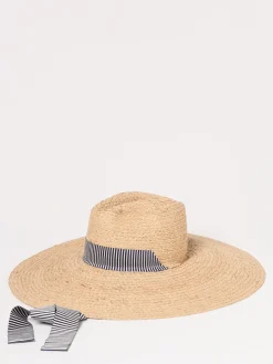 Cappello Borsalino in rafia intrecciata