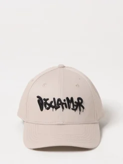 Cappello Disclaimer in cotone con logo ricamato