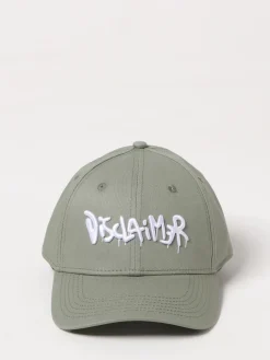 Cappello Disclaimer in cotone con logo ricamato