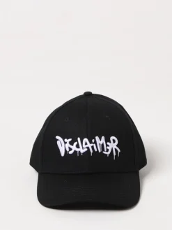 Cappello Disclaimer in cotone con logo ricamato