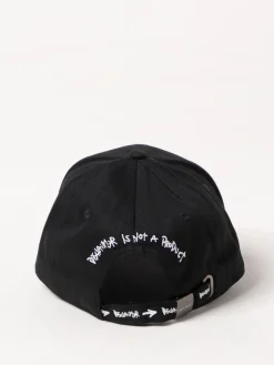 Cappello Disclaimer in cotone con logo ricamato