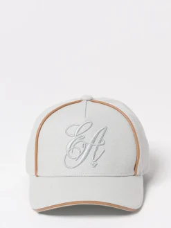 Cappello Emporio Armani in cotone con logo ricamato
