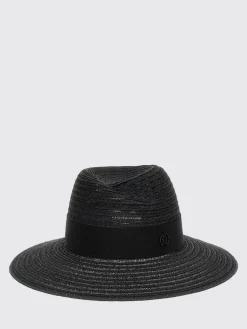 Cappello Fedora Maison Michel in rafia