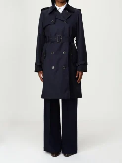 Cappotto doppiopetto Lauren Ralph Lauren in misto cotone