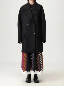 Cappotto doppiopetto Moschino Couture in lana