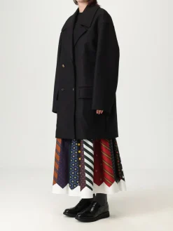 Cappotto doppiopetto Moschino Couture in lana