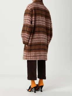 Cappotto doppopetto Moschino Couture in misto lana check