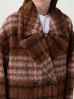 Cappotto doppopetto Moschino Couture in misto lana check