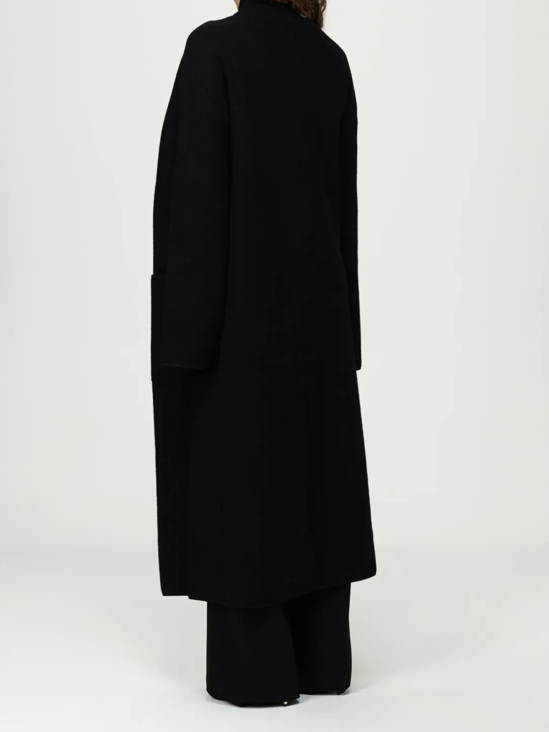 Cappotto Emporio Armani in lana vergine e cotone