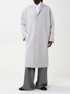 Cappotto in lana vergine Fabiana Filippi con cristalli