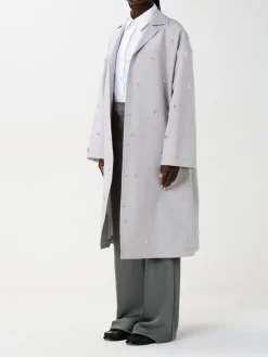 Cappotto in lana vergine Fabiana Filippi con cristalli