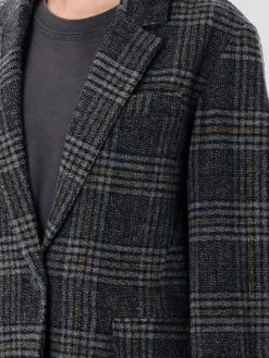 Cappotto monopetto Isabel Marant Etoile in lana vergine check