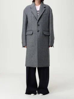 Cappotto monopettto Dsquared2 in misto lana