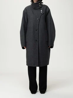 Cappotto oversize Emporio Armani in misto lana