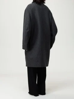 Cappotto oversize Emporio Armani in misto lana