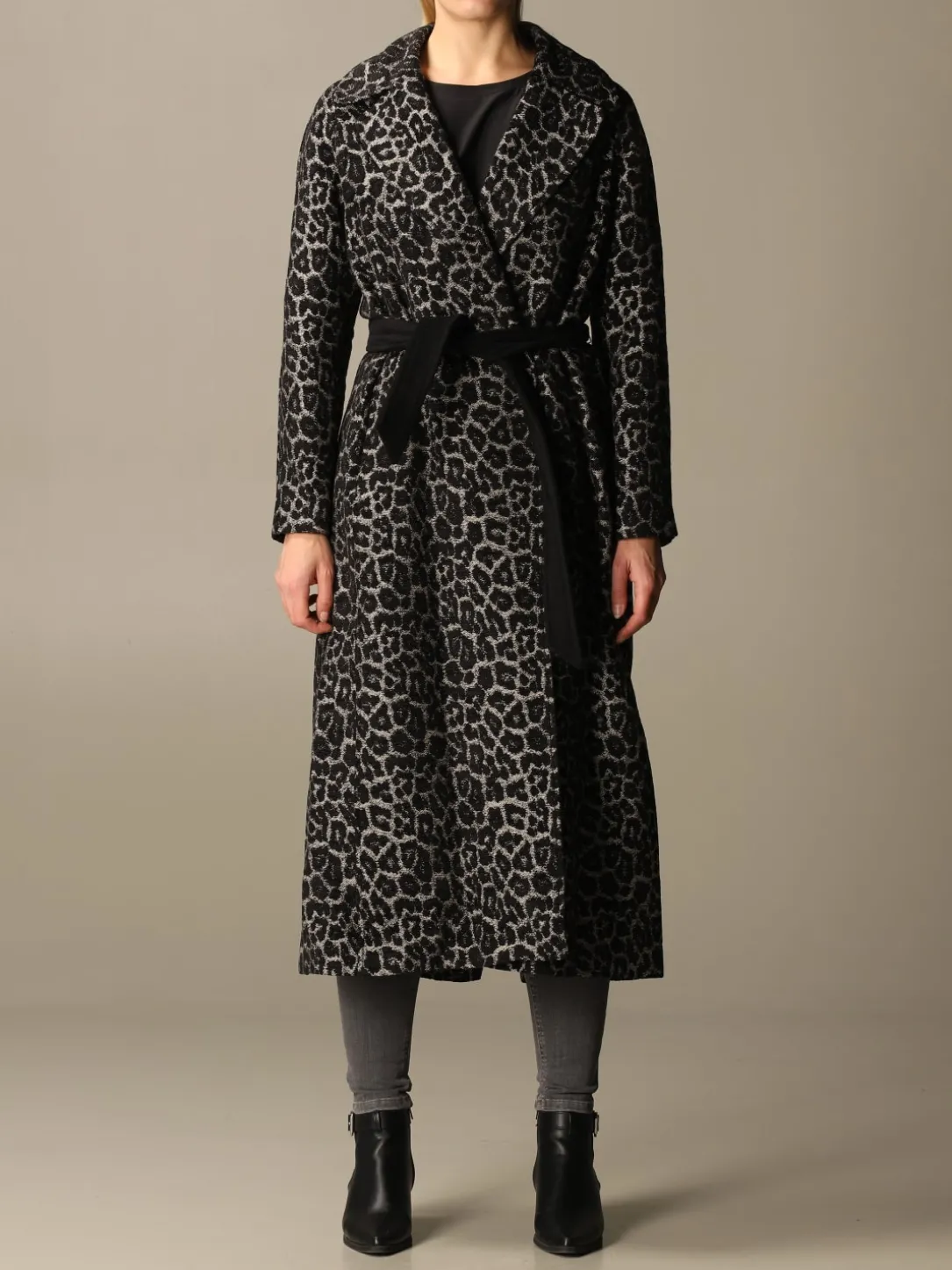 Cappotto Paola a vestaglia Paltò animalier