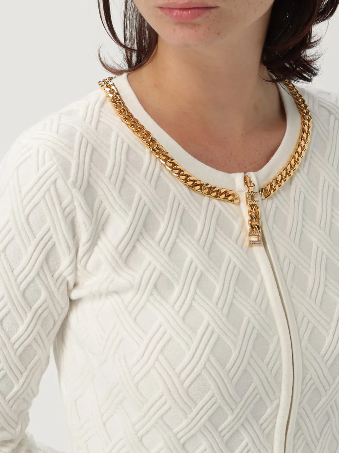 Cardigan Elisabetta Franchi in misto viscosa