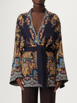 Cardigan Etro in lana con motivo Paisley