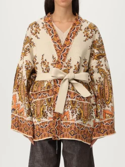 Cardigan Etro in lana con motivo Paisley