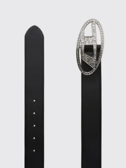 Cintura B-1DR Diesel in pelle con fibbia gioiello