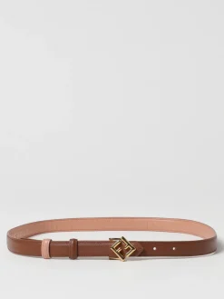 Cintura FF Diamonds Fendi reversibile in pelle