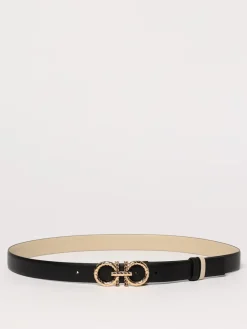Cintura Gancini Ferragamo reversibile in pelle