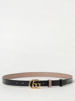 Cintura GG Marmont Gucci reversibile in pelle