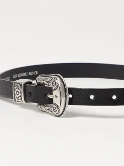 Cintura Golden Goose in pelle con fibbia incisa