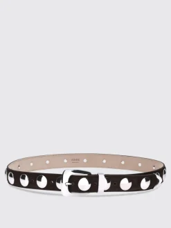 Cintura Khaite in camoscio con borchie