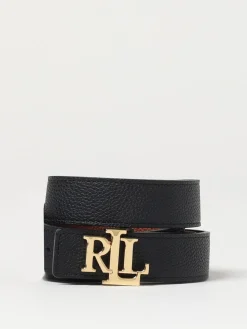 Cintura Lauren Ralph Lauren reversibile in pelle a grana