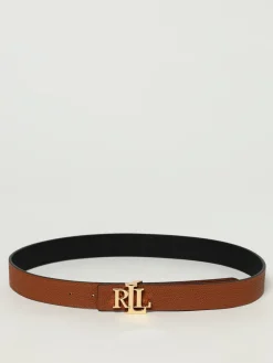 Cintura Polo Ralph Lauren reversibile in pelle a grana