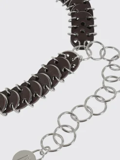 Cintura Rabanne in pelle e metallo