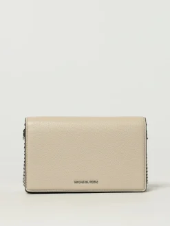 Clutch a tracolla in pelle Jet Set media Michael Kors