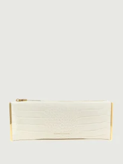 Clutch Baguette con zip Elisabetta Franchi