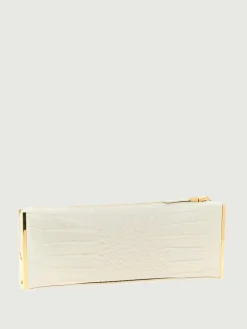 Clutch Baguette con zip Elisabetta Franchi