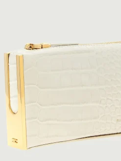 Clutch Baguette con zip Elisabetta Franchi