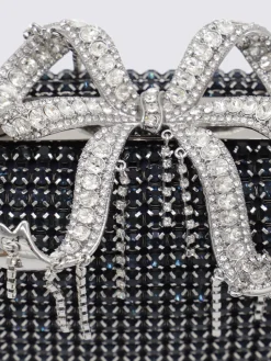 Clutch box con strass Self-Portrait