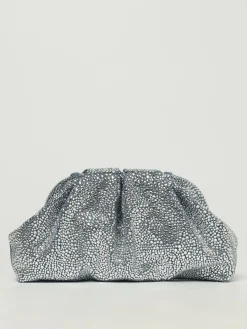 Clutch Cambridge Twenty Fourhaitch in denim con strass