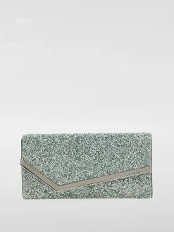 Clutch Emmie Jimmy Choo in glitter e pelle