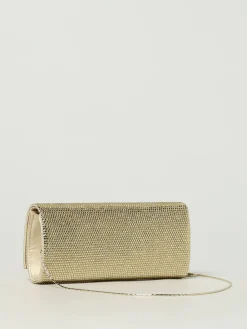 Clutch French Twenty Fourhaitch in raso con strass