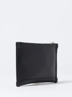 Clutch Lancel in pelle a grana